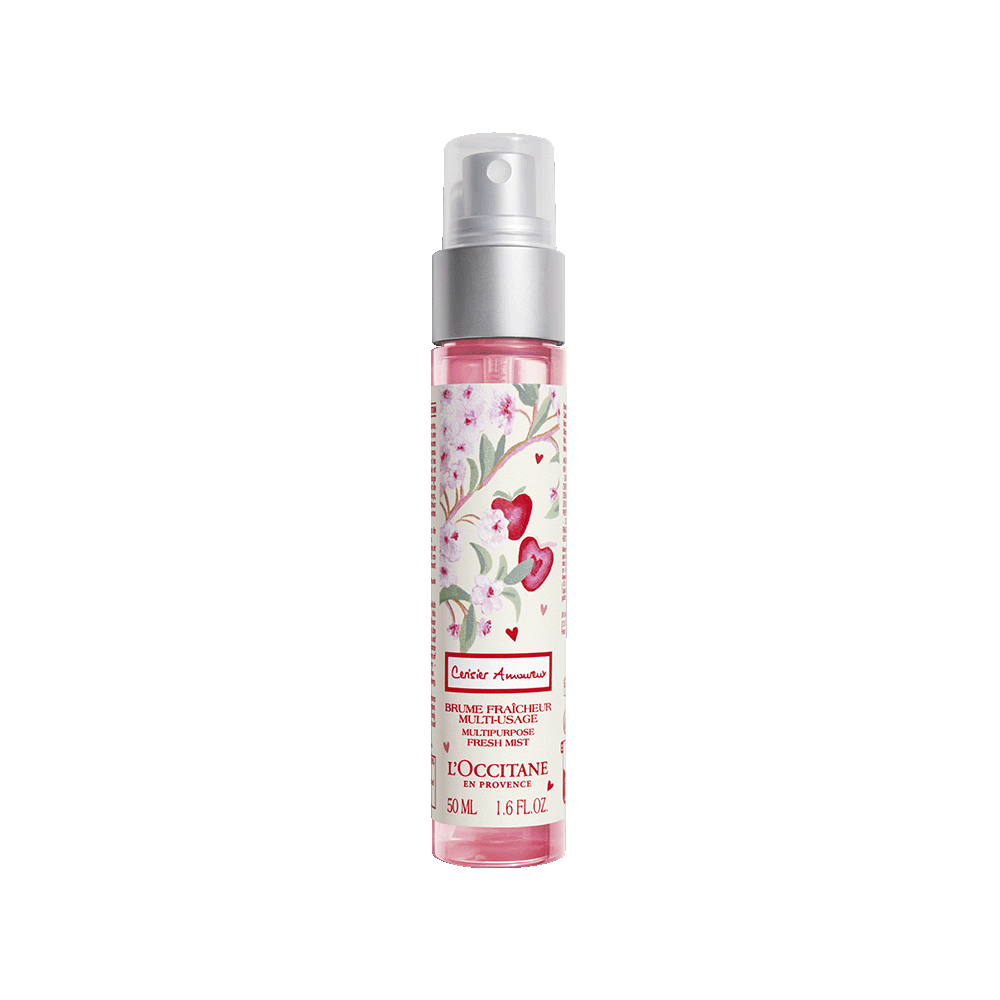 Spray Refrescante Corpo e Cabelo Cherry Amoureux 50ml, , large image number 0